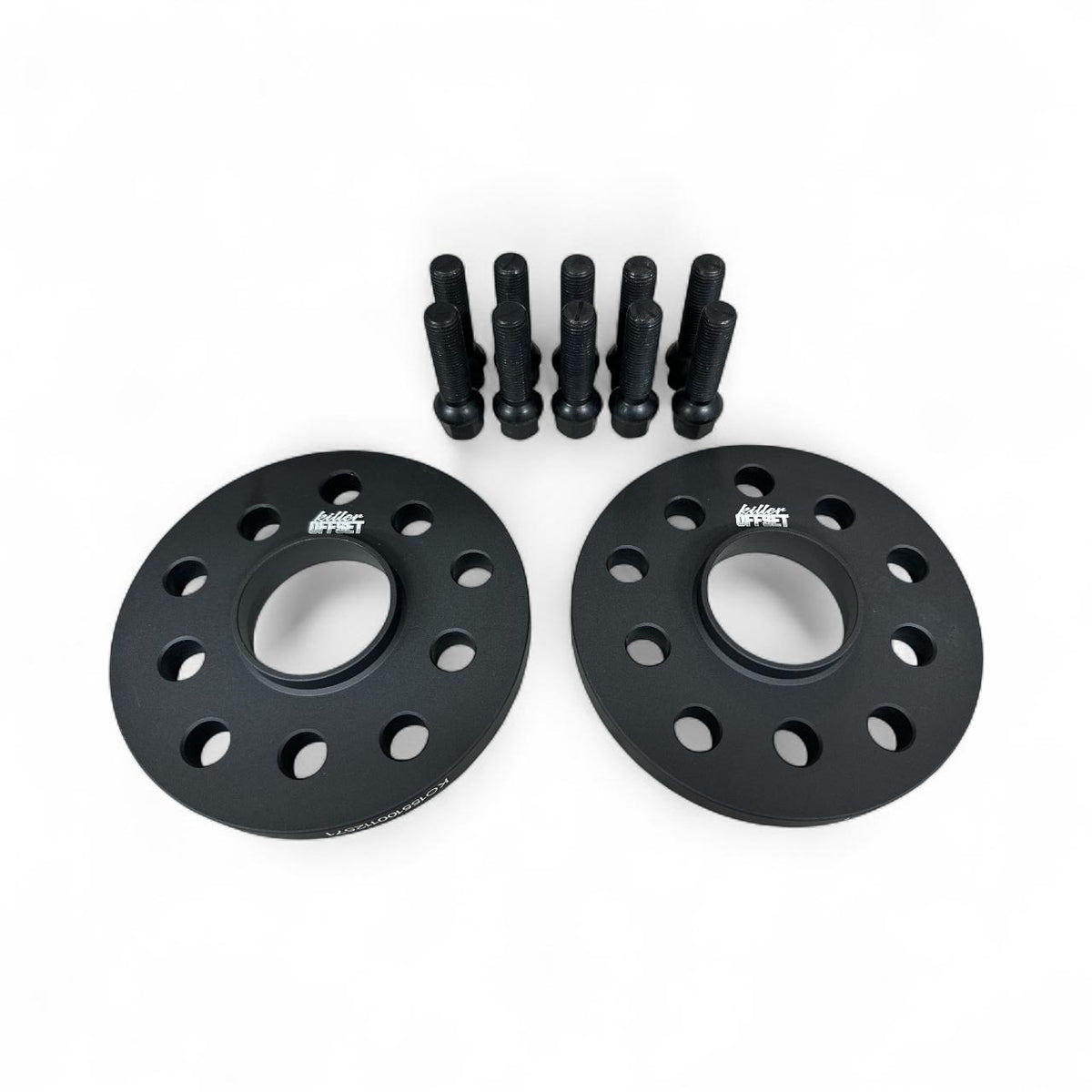 Killer Offset® Premium Wheel Spacers 10mm 15mm 5x112 66.6mm For Audi With Radius Bolts