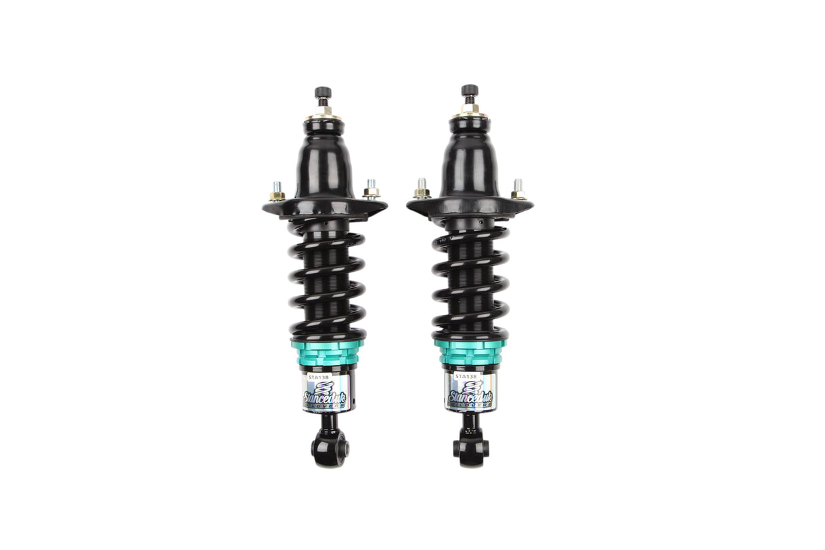 Stanced UK Premium Coilover rear coilovers for Honda Civic Type R EP3 with monotube dampers, 32-way damping adjustment and camber-adjustable top mounts