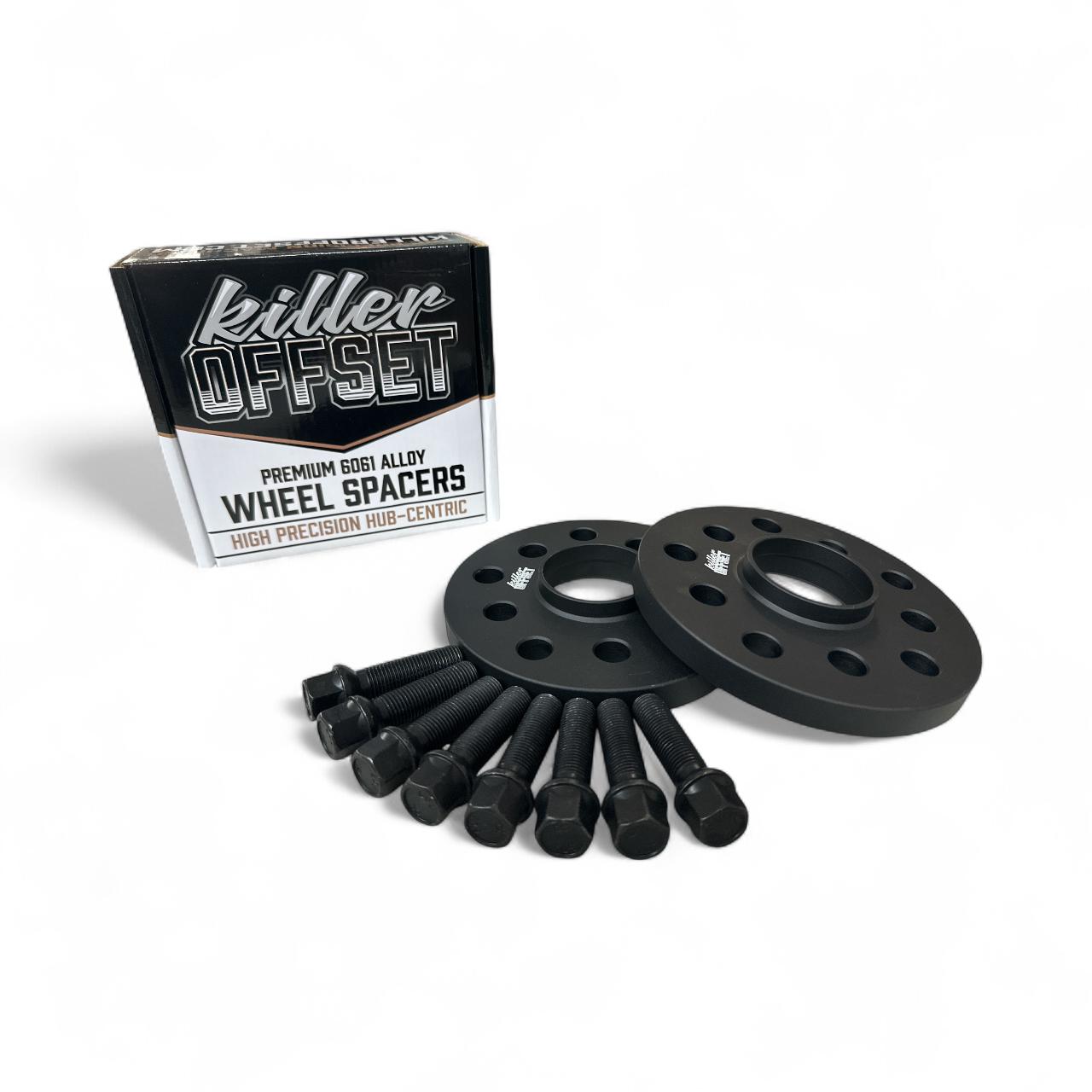 Killer Offset® Premium Wheel Spacers 15mm 5x112 66.6mm For Audi With Radius Bolts