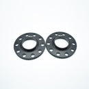BIMECC BLACK ALLOY WHEEL SPACERS AUDI 5X112 66.6MM 15MM PAIR