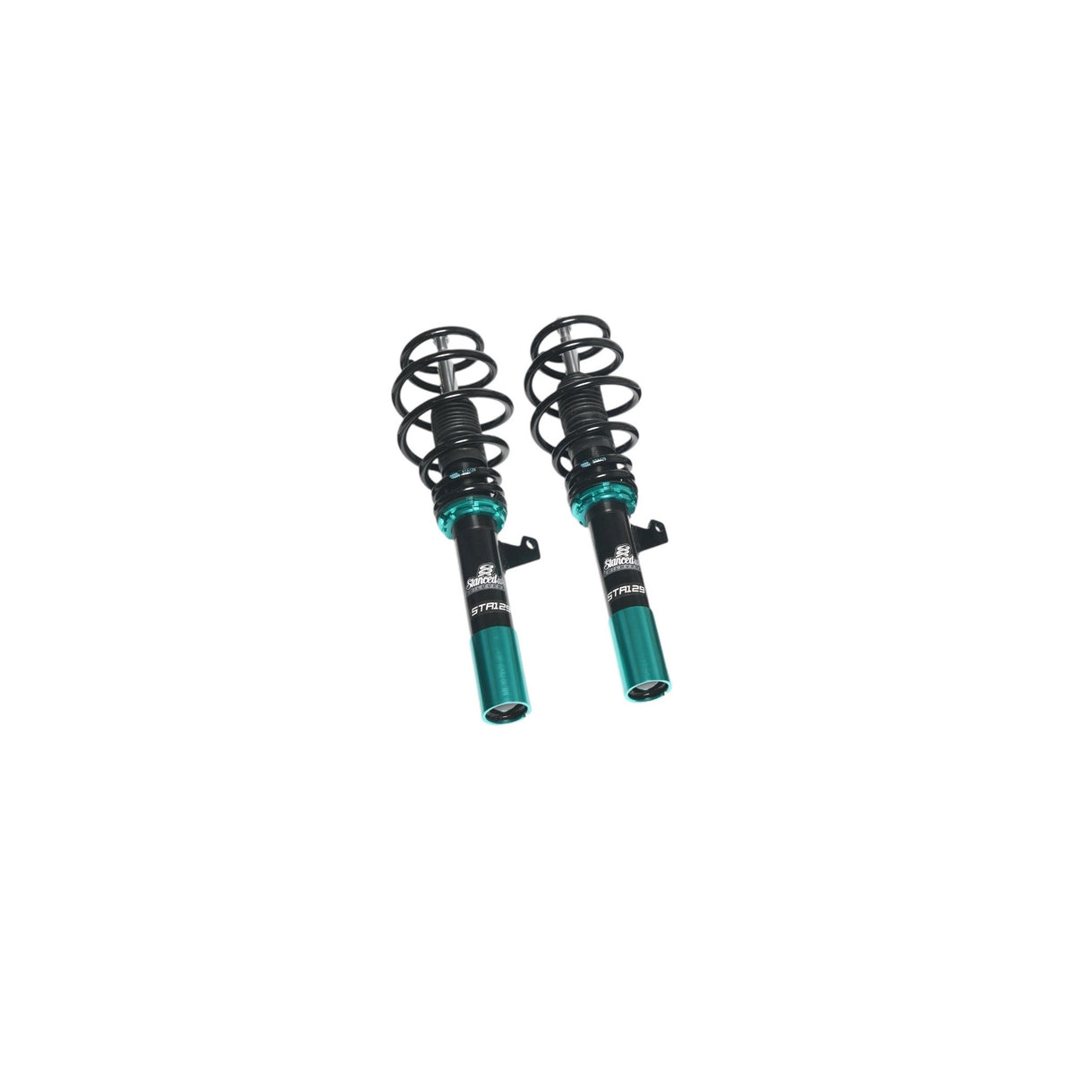 Stanced UK STA106 coilover front struts and springs for VW Caddy stance and handling