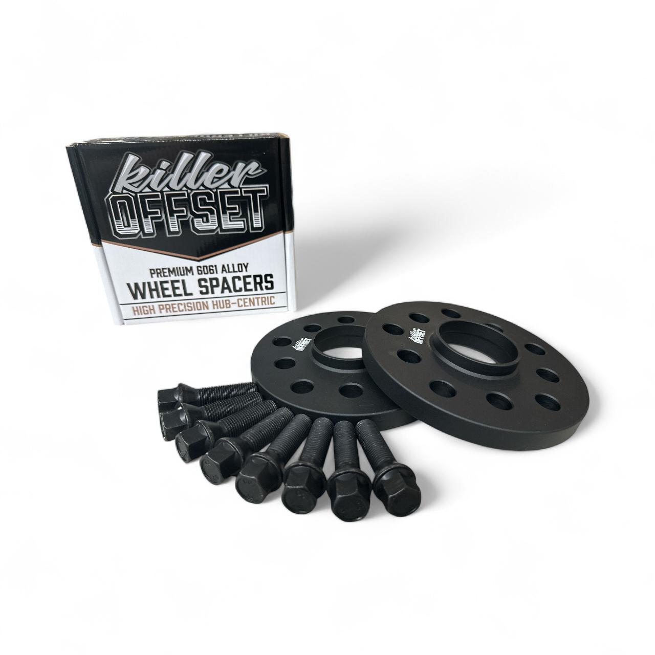 Killer Offset® Premium Wheel Spacers 20mm 5x100 5x112 57.1mm With Tapered Bolts