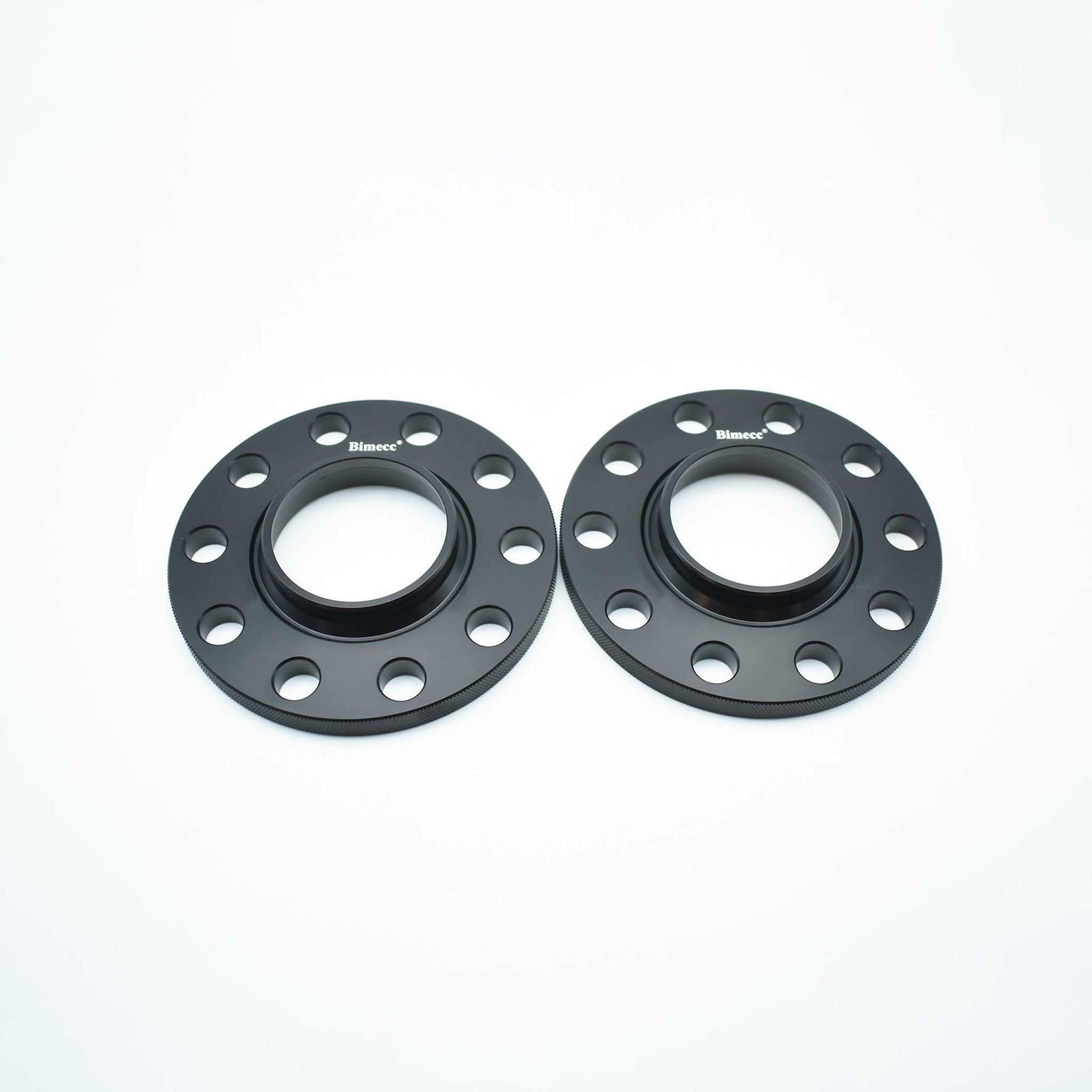 Bimecc Spacer Pair – 5x100 5x112 57.1mm 20mm – Black Alloy Wheel Spacers
