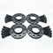 Demon Black Alloy Wheel Spacers Bmw 5x120 72.6mm 10mm / 12mm Set of 4 + Bolts