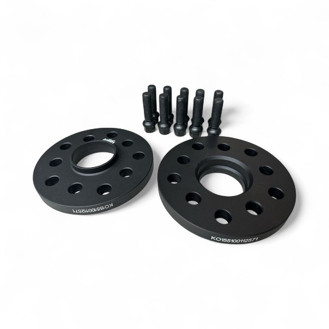 Killer Offset® Premium Wheel Spacers 10mm 5x112 66.6mm For Audi With Radius Bolts