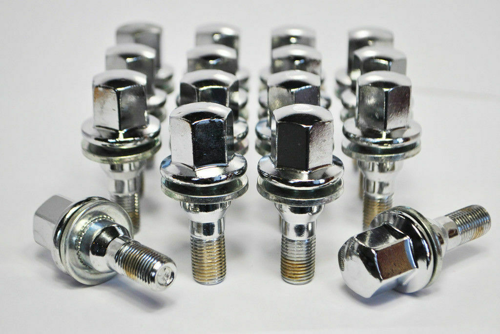 Flat seat wheel bolts fit Genuine Peugeot 106 205 306 alloys