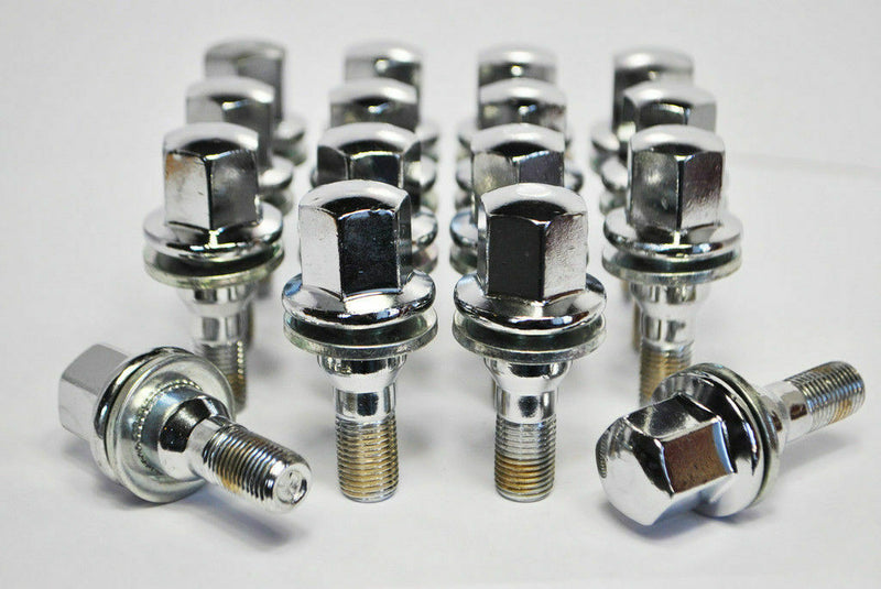 Flat seat wheel bolts fit Genuine Peugeot 106 205 306 alloys