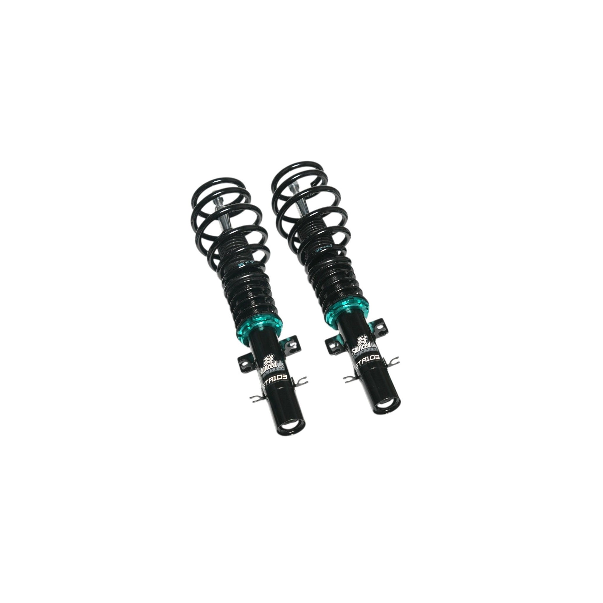 Stanced UK STA103 coilover front suspension struts and springs for lowering and handling

