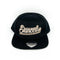 Stanced UK Snapback Black Hat - Flat Logo