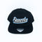 Stanced UK Snapback Black Hat - Flat Logo