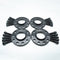 Bimecc Black Alloy Wheel Spacers Audi 5x112 66.6mm  15mm / 20mm Set of 4 + Radius Bolts