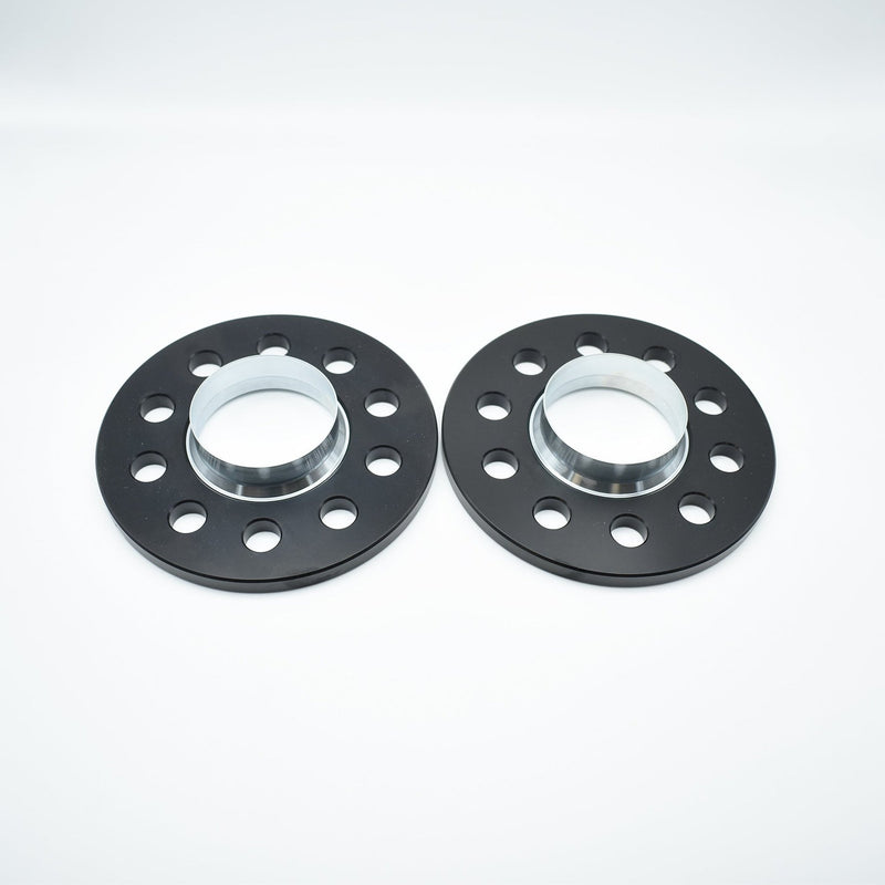 Bimecc Black Alloy Wheel Spacers Audi 5x112 66.6mm 10mm Pair